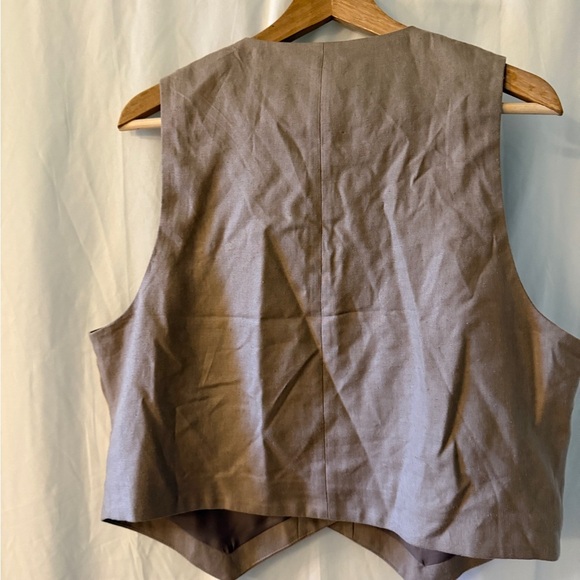 American Eagle Outfitters Brown Button-Up Vest size L - Picture 7 of 7